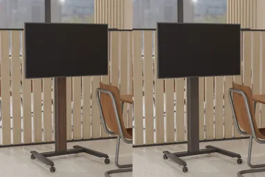 木目調カラー：左) ブラウン(BW)、右) ダークブラウン(DB)