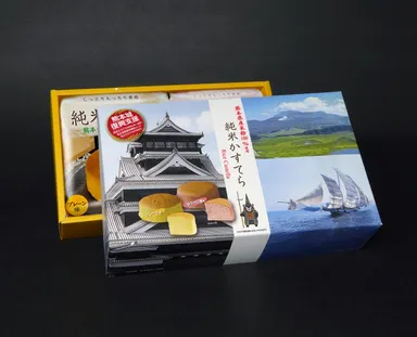 純米かすてら パッケージ