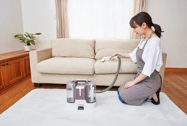 ソファの掃除に