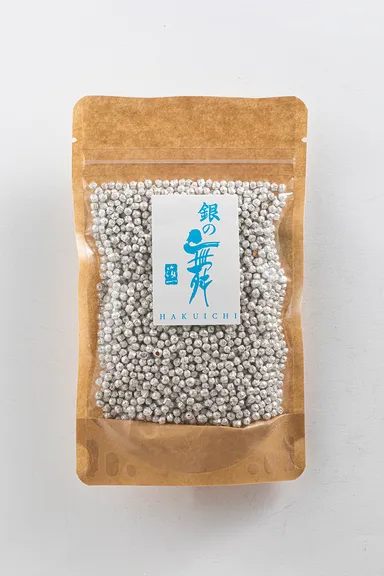 銀箔あられのパッケージ