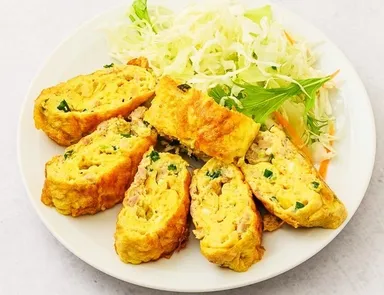 豚挽き肉入り卵焼き