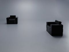 一人掛け用ソファ×2(ペーパークラフト)