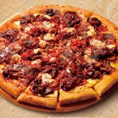 ▲鬼辛PIZZA「地獄の一撃チーズカルビ」