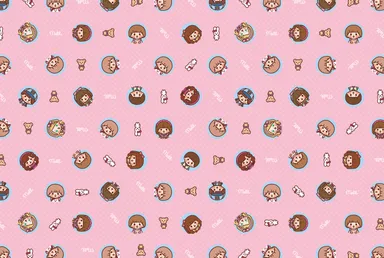 オリジナルラッピングは、ゆるかわメルちゃん柄1種類となります。(有料サービス)