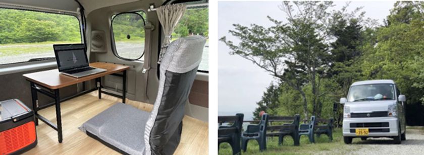 【和歌山県白浜町】
移動するワークスペース「ワーケーションカー」の
共同実証実験を6/23（金）～7/17（月）に実施します！