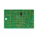 FLASH 京都回路地図 LED6　ICカードケース　緑