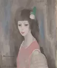 マリー・ローランサン《わたしの肖像》 1924年　油彩／キャンヴァス マリー・ローランサン美術館　(C) Musee Marie Laurencin