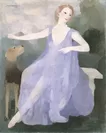 マリー・ローランサン 《ヴァランティーヌ・テシエの肖像》 1933年　油彩／キャンヴァス ポーラ美術館