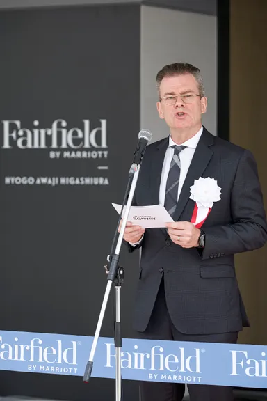 マリオット・インターナショナル　日本＆グアム担当 エリアヴァイスプレジデント　カール・ハドソン