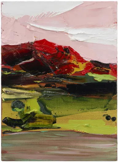 End of today - 2/4/2023 View of Daisen -, 2023, Oil on canvas, 33.3×24.2cm　（C）IDA Studio Inc.