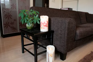 リビングを落ち着いた雰囲気に