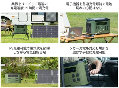 EENOURポータブル電源 F2000性能2