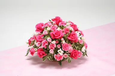 体験「バスケットアレンジ」作品例