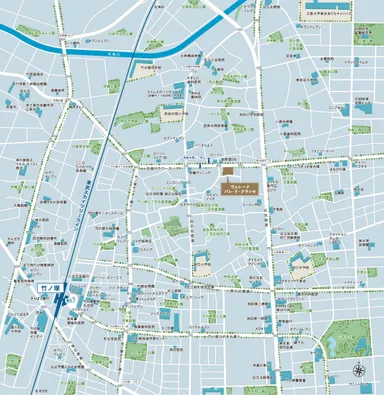 ヴェレーナ パレ・ド・クラッセ　現地案内図