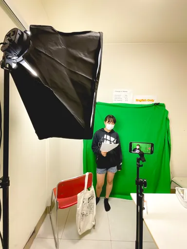 プレゼン撮影風景