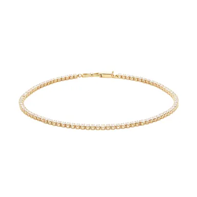 K18YG×ダイヤモンド 2ct テニスブレスレット