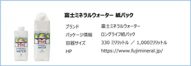 富士ミネラルウォーター 紙パック