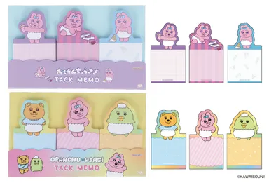 ダイカット付箋_おぱんちゅうさぎ