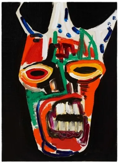 End of today - 12/9/2022 Mask -, 2022 Oil on canvas, 33.3×24.2 cm  (C)IDA Studio Inc.