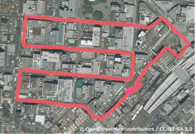 本商品の測位例(※2)