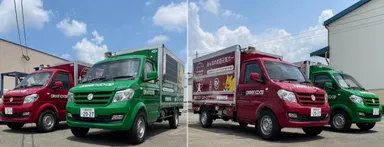 F1 TRUCK　荷台部分の汎用性が高く移動販売・冷蔵・冷凍等用途に合わせたオリジナルの架装が可能