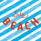 Lake and Beach ロゴ