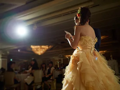 ウェディングがヒントになった