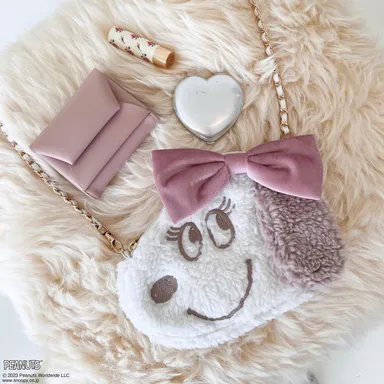 フェイスボアショルダーバッグ　5,390円(tax in)