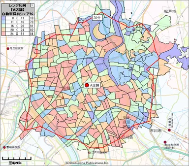 TerraMapでの活用例-販売促進エリアの選定