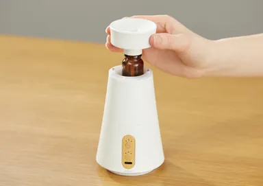 直接噴霧でアロマ本来の香りを