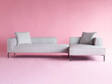 「ケートス」オープンコーナーソファ200＋カウチソファ104のレイアウト(張地class1.アバーメント03)