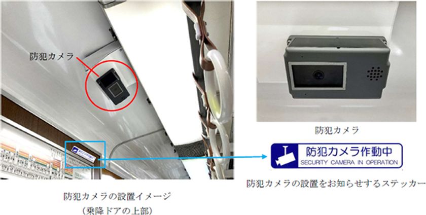 2027年度末までにすべての車両に
防犯カメラを設置します
～2023年8月末より運用開始～