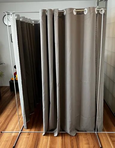 市販カーテン取付イメージ