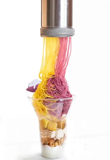 夏のさつまいも博限定モンブランパフェ