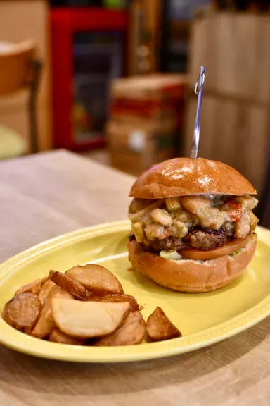 グリーンカレーバーガー