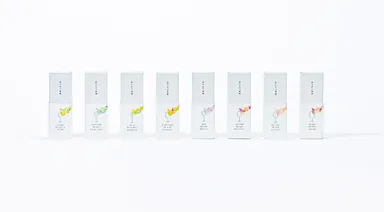 今秋、新しく3品種が加わり、全8品種のラインナップとなった『香りたつ茶畑』。展示会では、自宅用や一煎ティーバッグなども販売