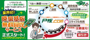 廃棄基板無料回収サービス