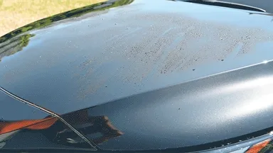 サッと拭くだけで拭き取れる