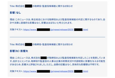 図2. 会計士の判断に基づき教育した生成AIの利用