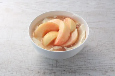 【浅草豆花大王】桃の豆花