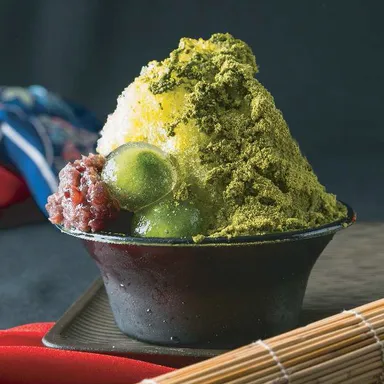 和三盆・宇治抹茶氷(かねすえ)