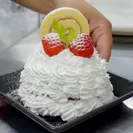 いちごのショートケーキ氷(ろまん亭)