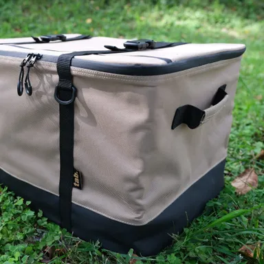 高密度ポリエステル＋防水PVC＋止水ファスナー