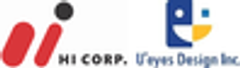 株式会社エイチアイ、株式会社U'eyes Designのロゴ
