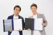(右)株式会社猫壱 代表取締役 竹内 淳と(左)MOON-X株式会社 代表取締役CEO 長谷川 晋氏