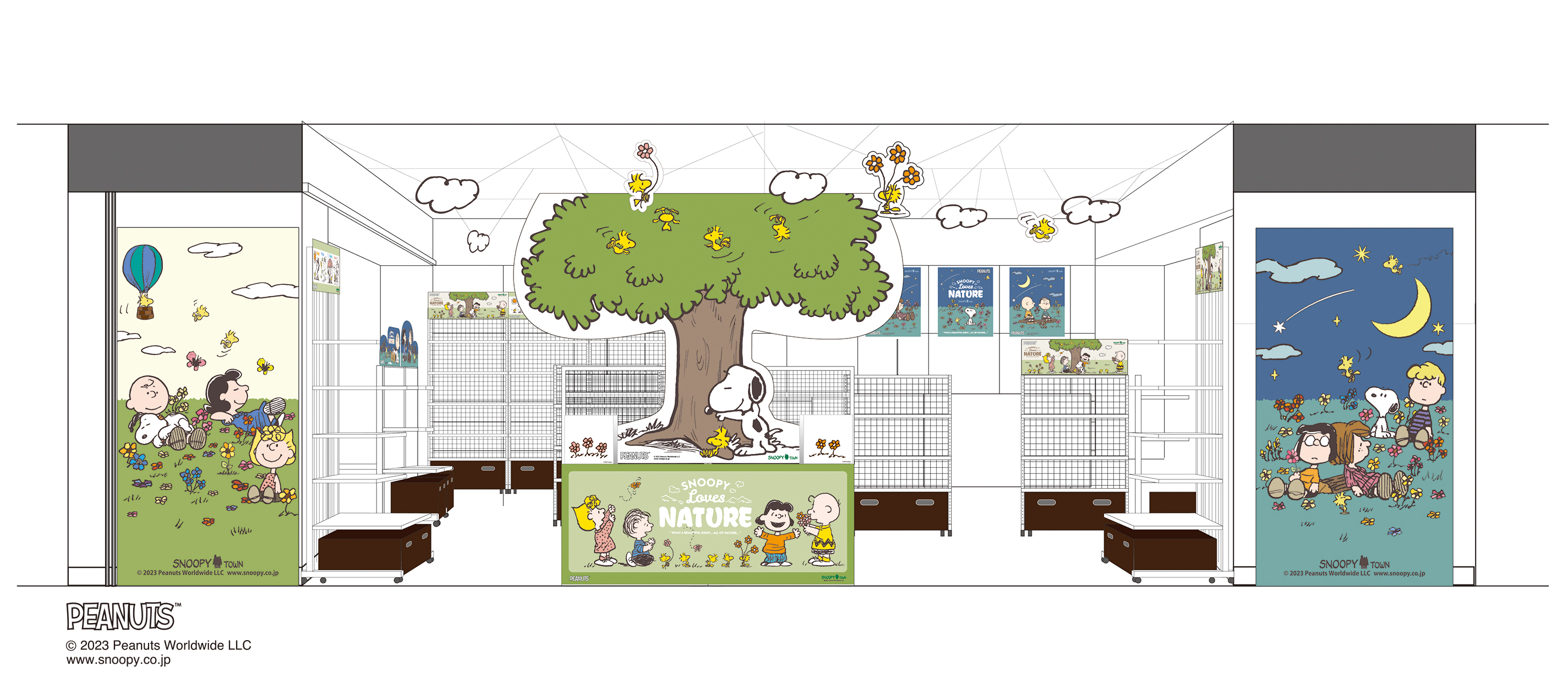 東京駅一番街がPEANUTS(スヌーピー)一色に！ 9月22日より