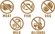 動物性食材・アルコール不使用