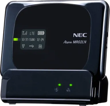 LTEモバイルルータ「Aterm MR02LN(クレードルセット)」