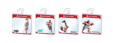 ラグビー日本代表　STREET FIGHTERコラボ　アクリルフォトフレームキーホルダー