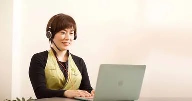 エステティシャンによるオンラインカウンセリング